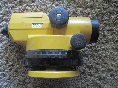 Topcon at-f4 26x automatic level - with empire stick for sale
