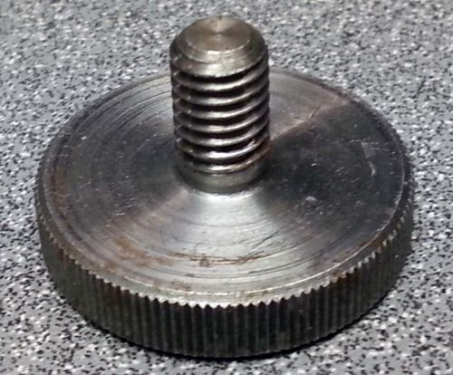Thumb screw with 10mm thread with 3/8&#034; of threaded stud and 7/8&#034; diameter head for sale