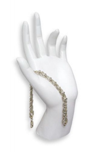 Polystyrene Jewelry Necklace Ring Bracelet Bangle Watch Hand Display White S1