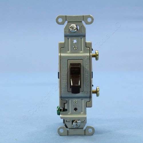 Hubbell bryant brown commercial grade quiet toggle wall light switch 20a cs120 for sale
