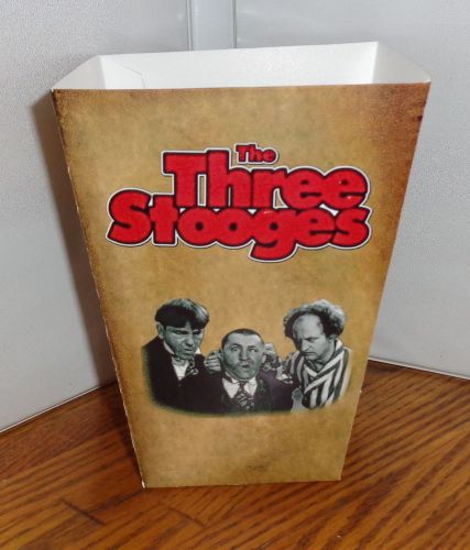 THREE STOOGES POPCORN BOX # 1. COMEDY.....FREE SHIPPING
