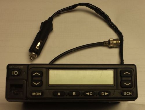 Kenwood tk-880 car power plug uhf 450-490 mhz 25w narrow &amp; wideband mobile radio for sale