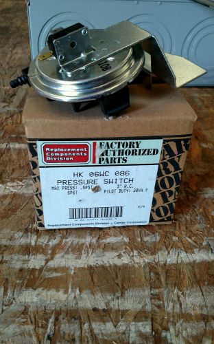 New in box Factory Authorized Parts CarrierPressure Switch part number HK06WC086