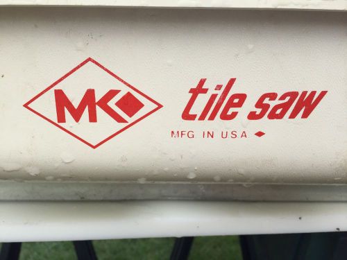 Mk 101 tile saw + 2 diamond blades for sale