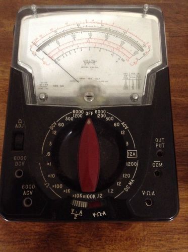 Vintage Triplett Model 630-NA Type 3  Multimeter **No Leads** 130045