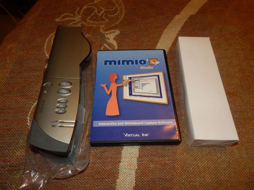 Mimio Xi Interactive Digital Whiteboard Virtual Ink USB  link USB Bar &amp; Disc