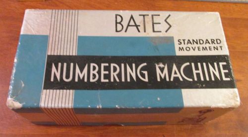 Bates Numbering Machine Stamp 6 Wheel Standard Movement Style (Vintage)
