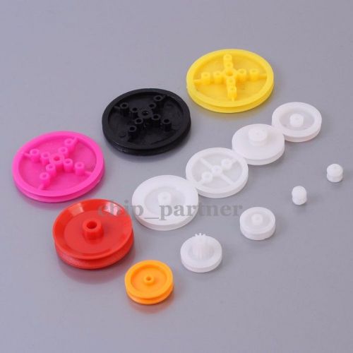 Plastic Belt Pulley Gear 13Kinds For DIY Accessories Model Car Wheel