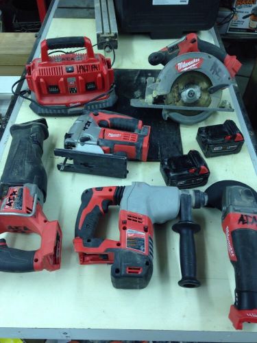 Milwaukee fuel cordless m18 tool lot for sale
