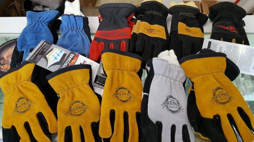 Lot of new firefighter firefighting gloves, dragon fire alpha x, glove crafters for sale