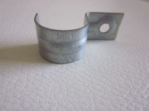 New broken Box of 100 Cully Minerallac 1&#034; EMT Conduit ONE-Hole Strap.