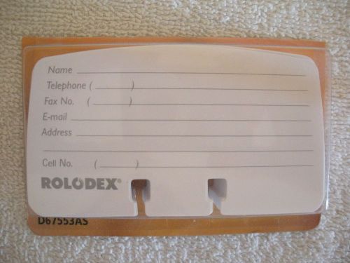 ROLODEX PETITE LINED REFILL CARDS 2 1/4 x 4 100 Cards/Pack D67553AS
