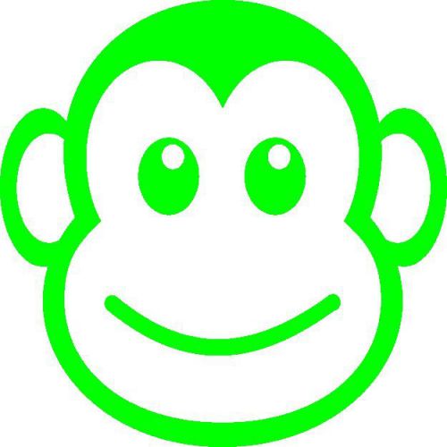 30 Custom Green Monkey Personalized Address Labels