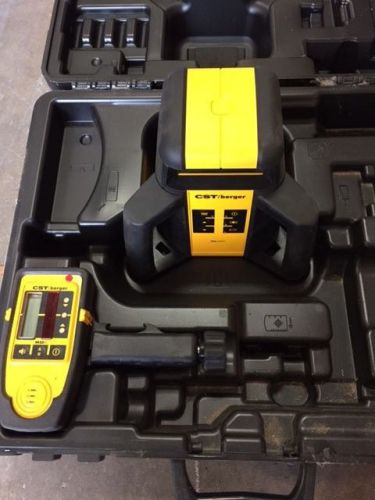 Cst berger model rl25h rotating laser level with tripod, stick and case for sale