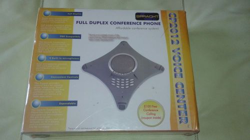 Spracht full duplex conference phone system cp2012 voice center brand new for sale