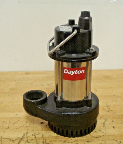 Sump pump, 1/3 hp, 1-1/2 npt discharge, 115v, cast iron base, ss housing for sale