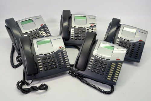 Lot 5 inter-tel mitel 8520 office telephones 550.8520 phone lcd display freeship for sale