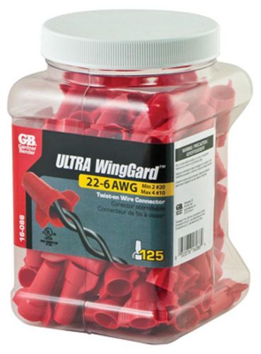 Gardner Bender 125pk Red Winggard Twist-On Electrical Wire Connector 16-086N