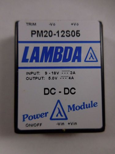 Lambda PM20-12S05 DC-DC, Power Module