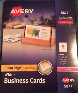 Avery Clean Edge Business Card - AVE5877