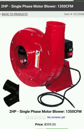 dust collector motor blower