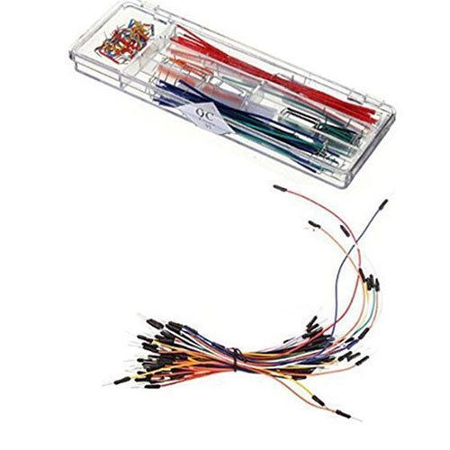 140pcs U Shape Solderless Breadboard Jumper Cable Wire Kit +65pcs Cables