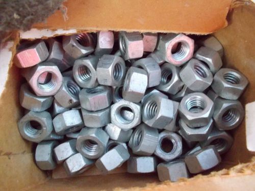 50) 7/16&#034; coarse thread left hand hex nut nuts grade 5 22891-r1 ih old stock for sale
