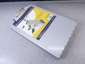Saunders 00245  Recycled Aluminum Silver Double Storage Clipboard Dual Storage