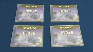 Sony DVD+R, 120 min, 4.7 GB, Jewel Case, # DPR47L2, New sealed