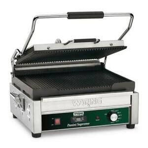 Panini Supremo Large Panini Grill with Timer 14.5 x 11 Inch Cooking Surface