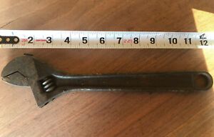 VINTAGE CRESCENT Tool Co. 12&#034; Drop Forged Steel Adjustable Wrench Jamestown USA