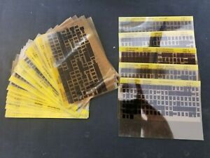 EXTREMELY RARE Collection 600+ Card Caterpillar Microfiche Parts Catalog