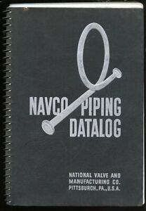 1936 NAVCO PIPING CATALOG NATIONAL VALVE INDUSTRIAL PIPE FABRICATORS ENGINEERING