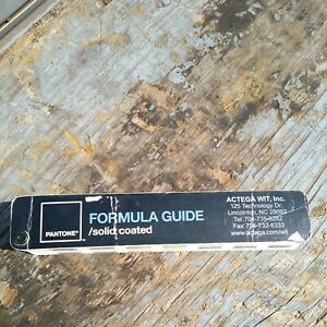 Pantone Plus Series Formula Guide Solid Coated used