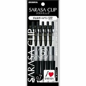 Zebra gel ballpoint pen Sarasa clip 0.7 black five P-JJB15-BK5