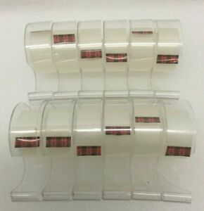 12 Rolls Scotch Transparent Tape~3/4&#034;x 250 &#034;~Made in USA~ NEW ~ Open Box