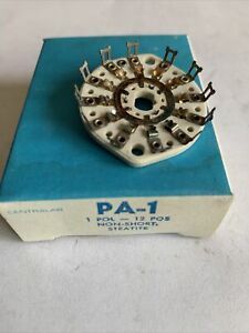 CENTRALAB Rotary Switch Platter Wafer Deck Ceramic PA-1   1 POL 12 POS NON-SHORT