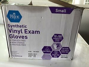 MedPride Powder-Free Nitrile Exam Gloves, Small, 10 Box’s Of 100 Each