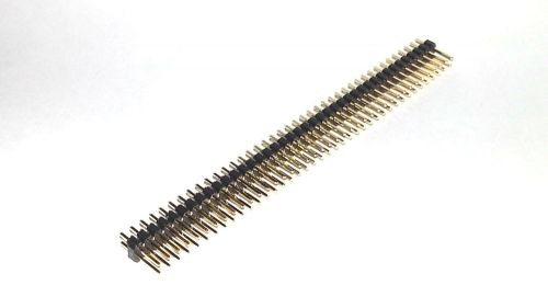 20 pieces, 80 pin straight male double row header 2x40, 2.54 mm, nos for sale