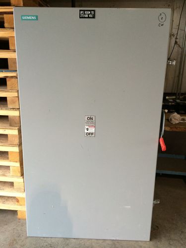 Siemans 1200 amp 3 phase disconnect