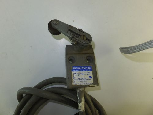 MICRO SWITCH 914CE16-6 Switch,Mini,SideRotary,6ftCab