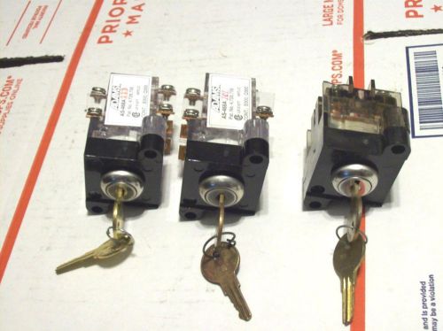 3-adams elevator  key switches for sale