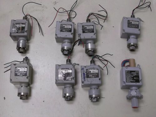 ITT NEO-DYN ADJUSTABLE PRESSURE SWITCHES  (can sell whole lot or separate)