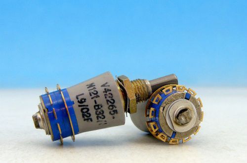 1x siemens gold rotary switch 2 pole 3 positions 2p3t / v42265-n121-b32/1 l9/02f for sale