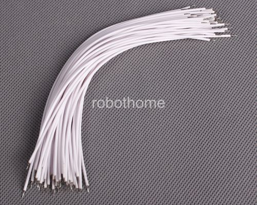 50pcs white tinning pe wire pe cable 150mm 15cm jumper wire copper brand new for sale