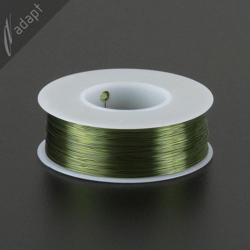 Magnet Wire, Enameled Copper, Green, 30 AWG (gauge), 130C, ~1/4 lb, 800&#039;, HPN