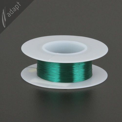 35 AWG Gauge Magnet Wire Green 625&#039; 155C Solderable Enameled Copper Coil Winding