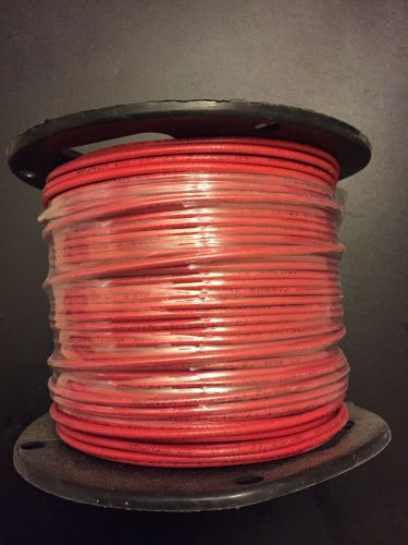 THHN Solid Copper Wire, #12 Red Color, 500&#039;
