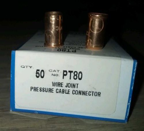 T&amp;B   PT80 PRESSURE CABLE CONNECTORS BOX OF 50