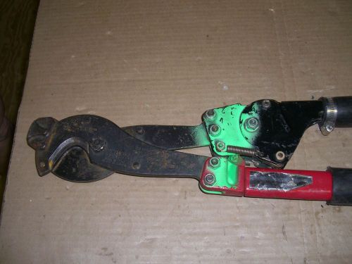 H.k. porter 8690fh ratchet type hand cable cutter for sale
